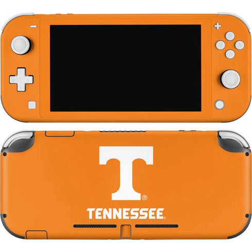 University of Tennessee-Knoxville T Logo on Orange Nintendo Switch Lite Skin